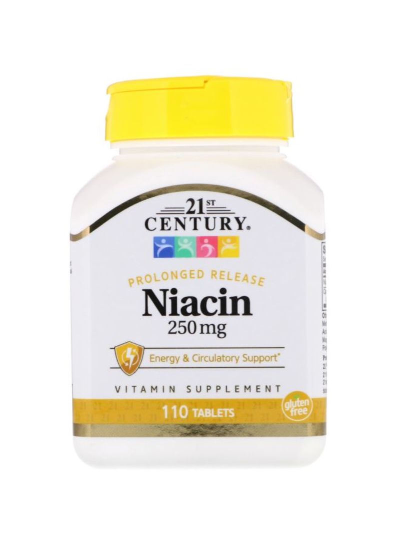 21st Century Niacin Vitamin Supplement 250mg - 110 Tablets - Image 1